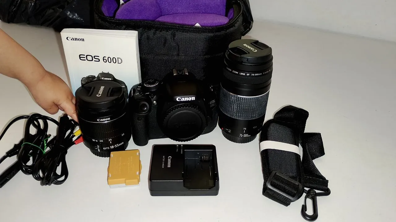 Canon EOS 600D два объектива полный комплект 3