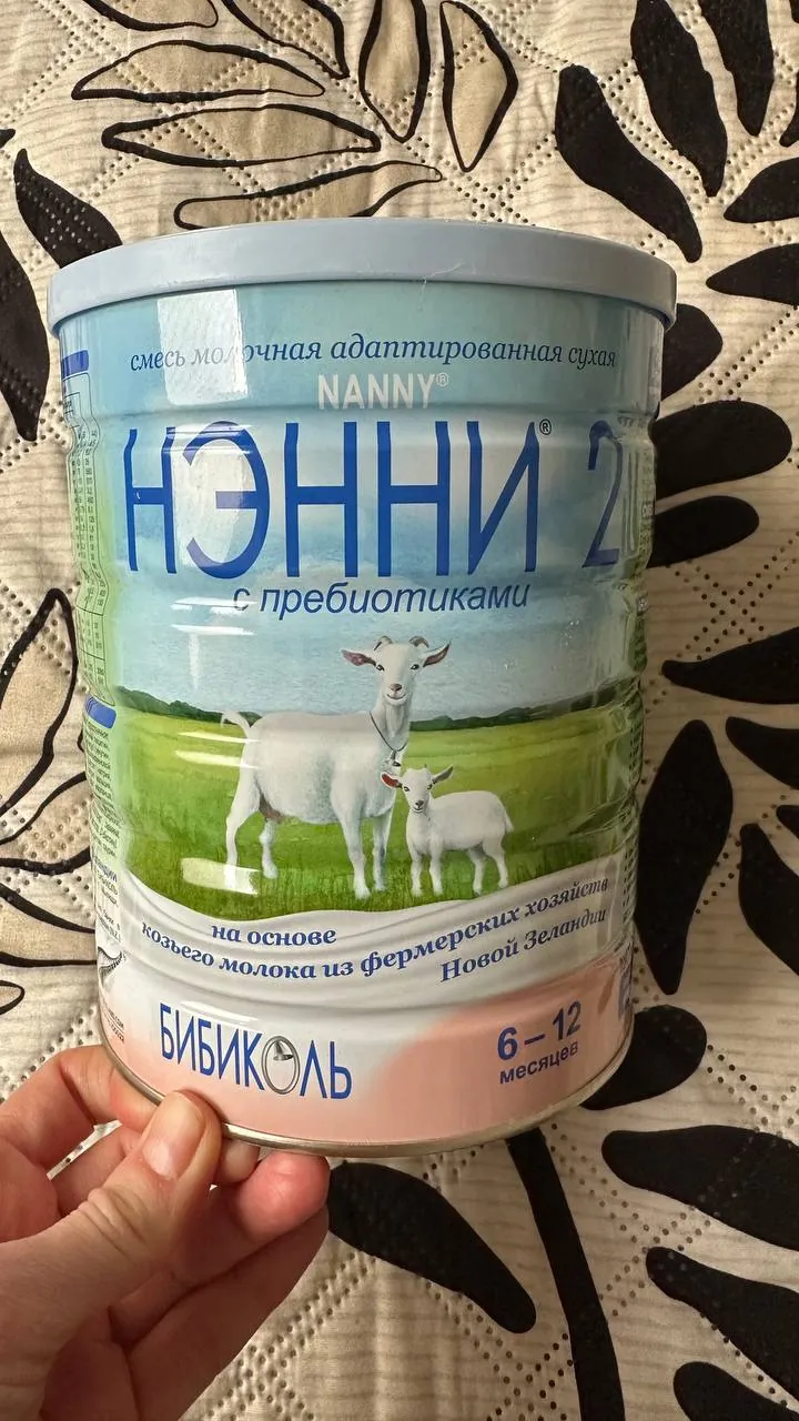 Молочная смесь Нэнни 2 800г новая 1