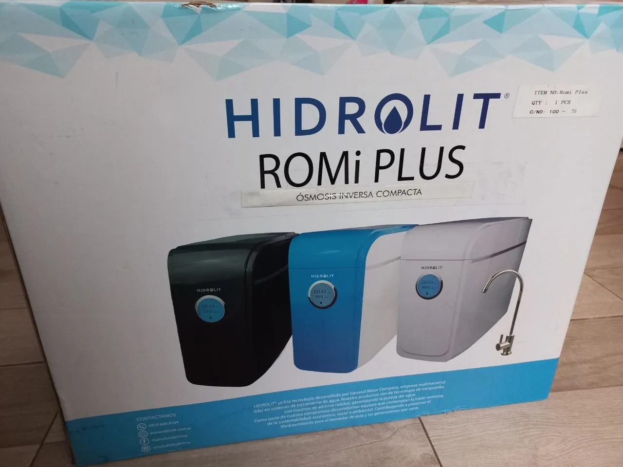 Фильтр обратного осмоса Hidrolit Romi Plus 1