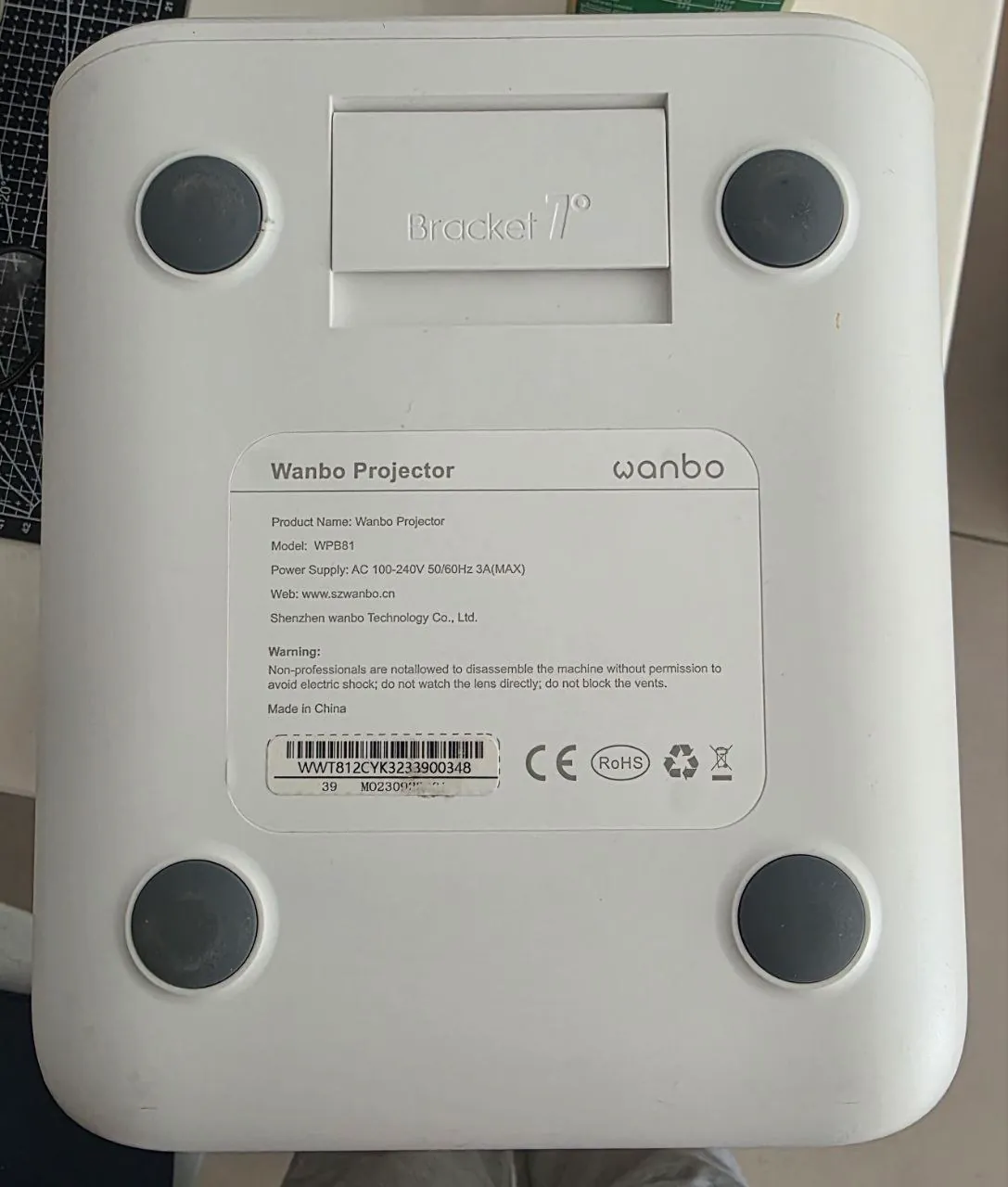 Проектор Wanbo Mozart 1 Full HD Android TV 4