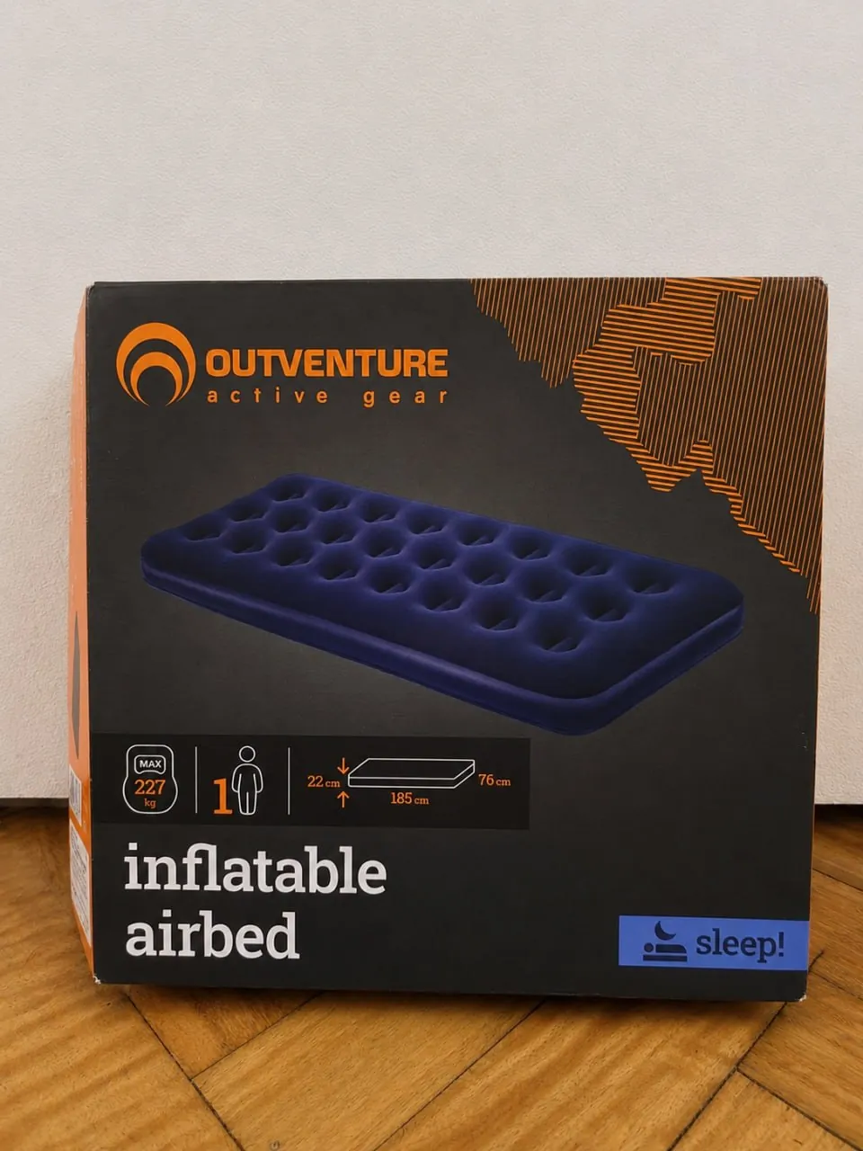 Надувной матрас Outventure 185×76×22 см 1
