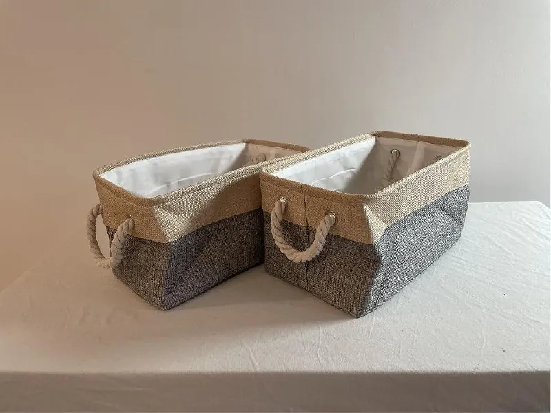 Тканевые органайзеры 34x20x18 см 2 штуки 1