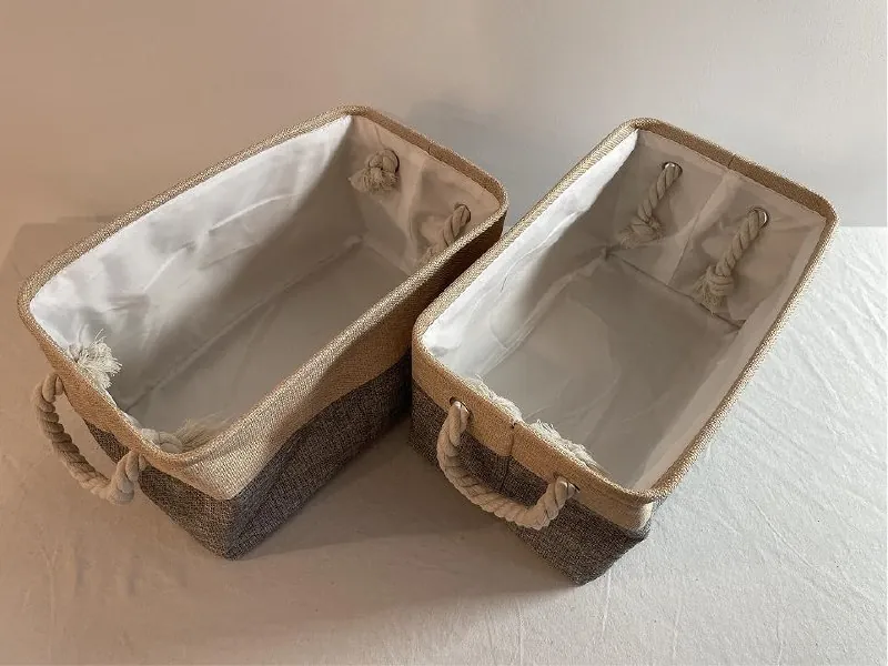 Тканевые органайзеры 34x20x18 см 2 штуки 2