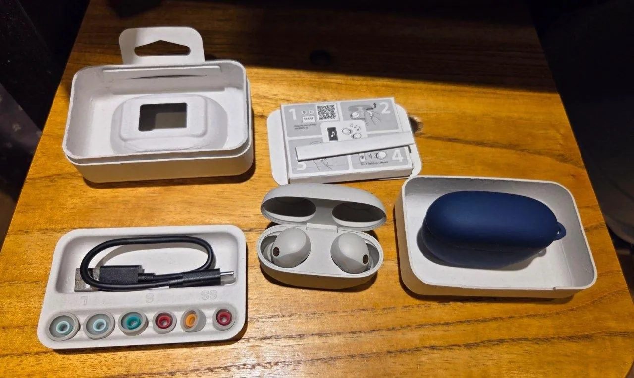 Наушники Sony WF-1000XM5 флагманские TWS 3