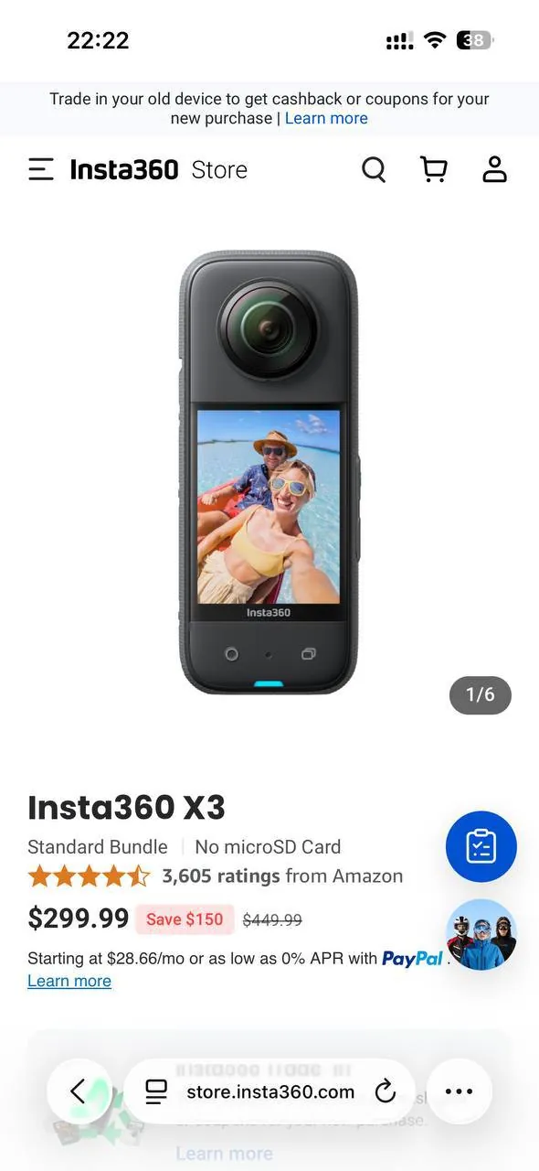 Insta360 X3 с палкой 3 м и аксессуарами 7