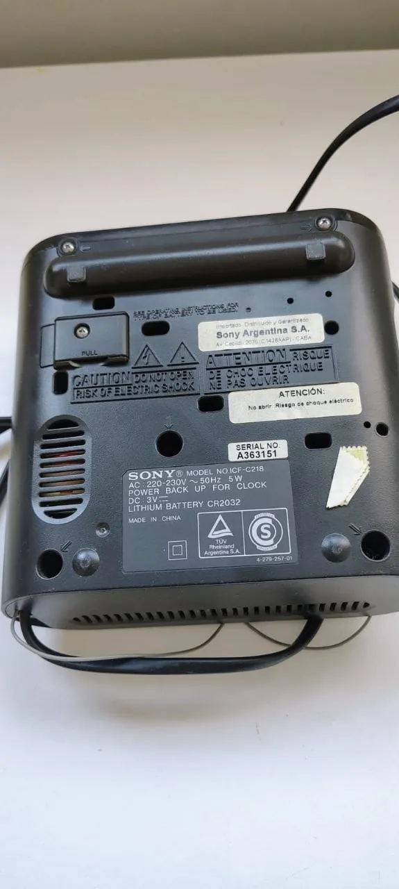 Часы-радио Sony Dream Machine ICF-C218 4