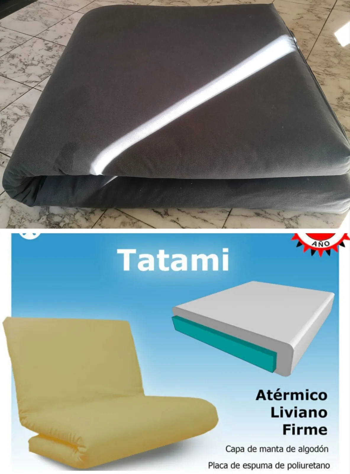 Японский футон матрас Tatami 190x90 Palermo 1