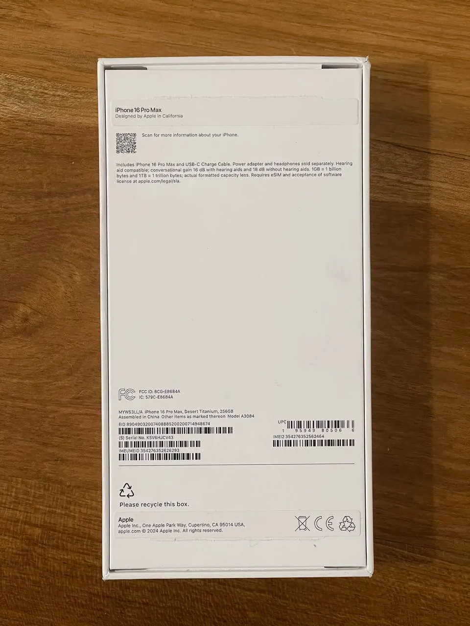 iPhone 16 Pro Max 256GB Desert Titanium б/у 6