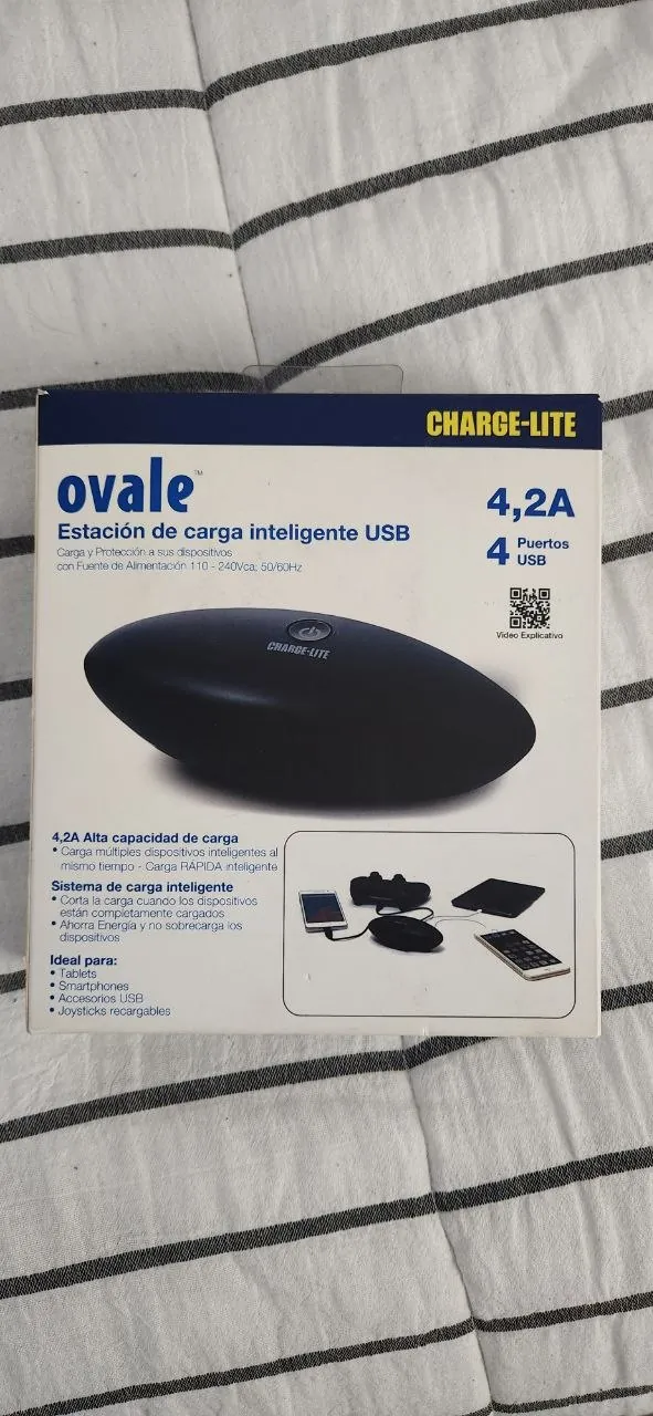 USB-станция зарядки Charge-Lite Ovale 4 порта 1