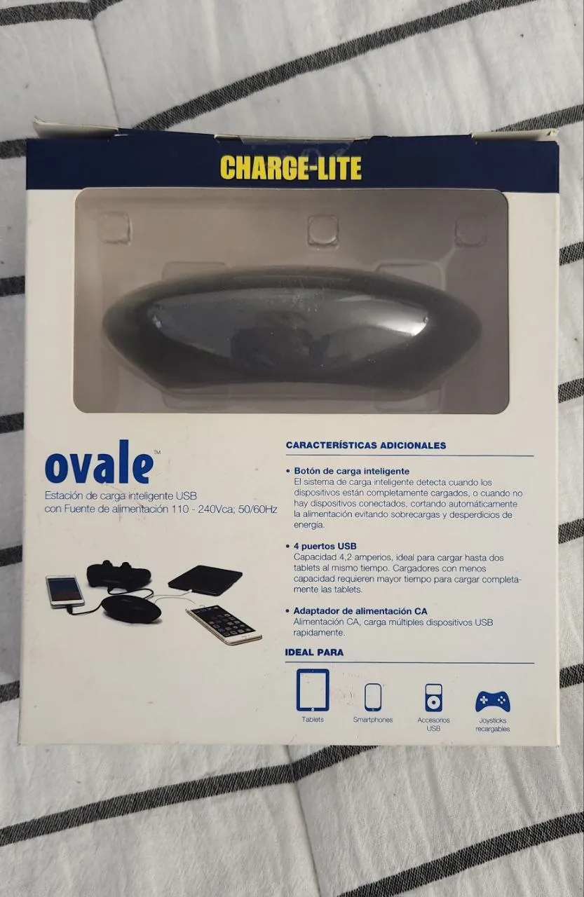 USB-станция зарядки Charge-Lite Ovale 4 порта 2