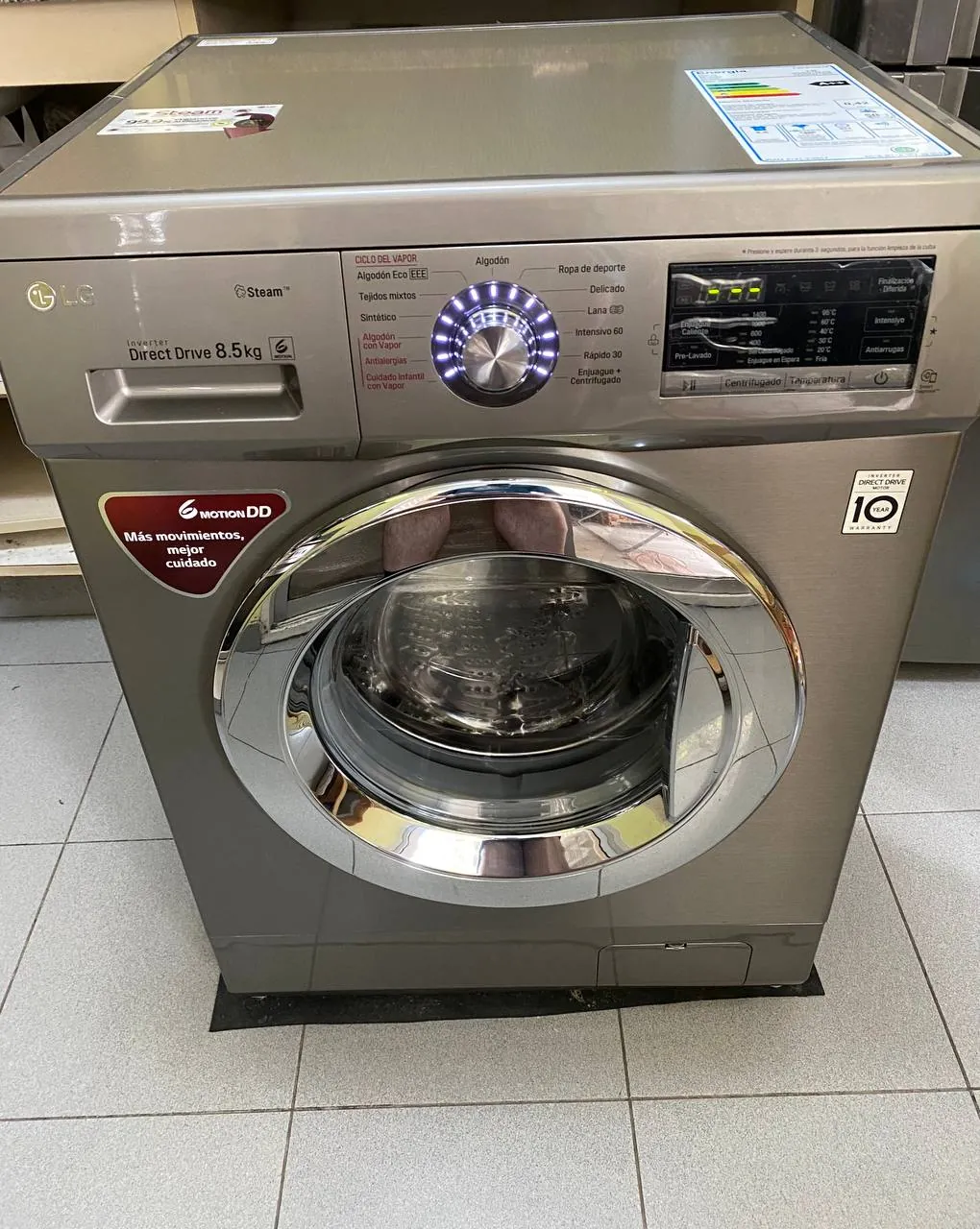 Стиральная машина LG 8.5 кг Direct Drive Steam 2