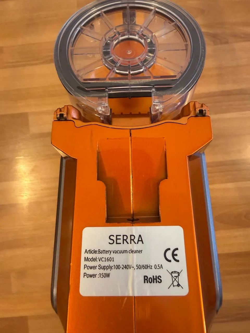 Беспроводной пылесос Serra VC1601 5