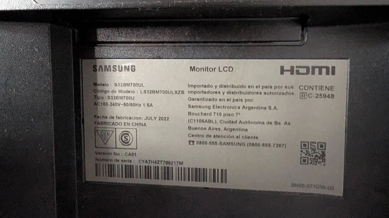 Монитор Samsung Smart M7 32 дюйма 4K 3