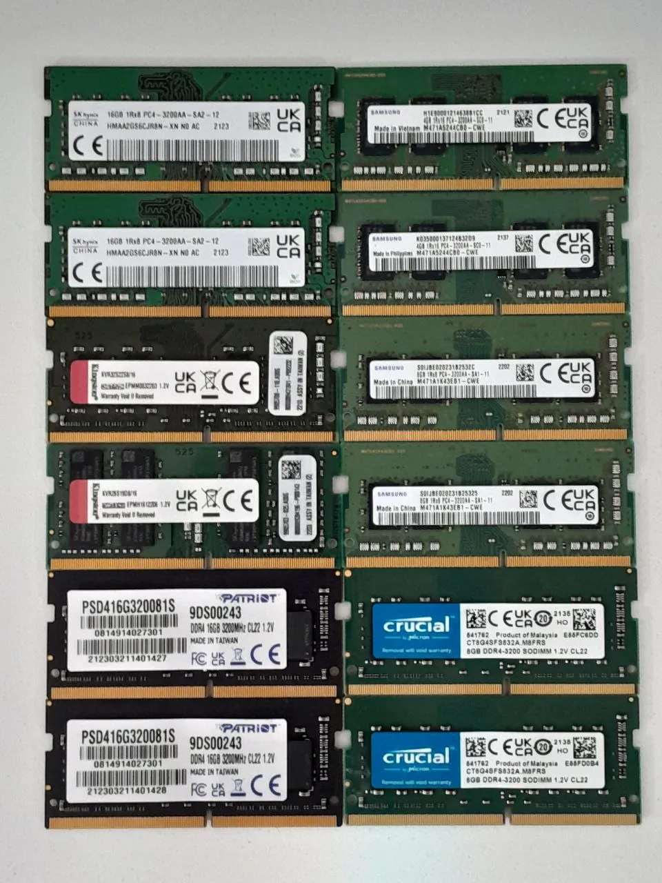 Оперативная память SO-DIMM DDR4 3200 1