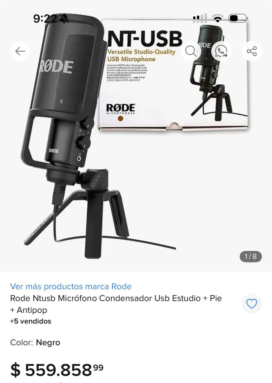 Студийный USB-микрофон Røde NT-USB 3