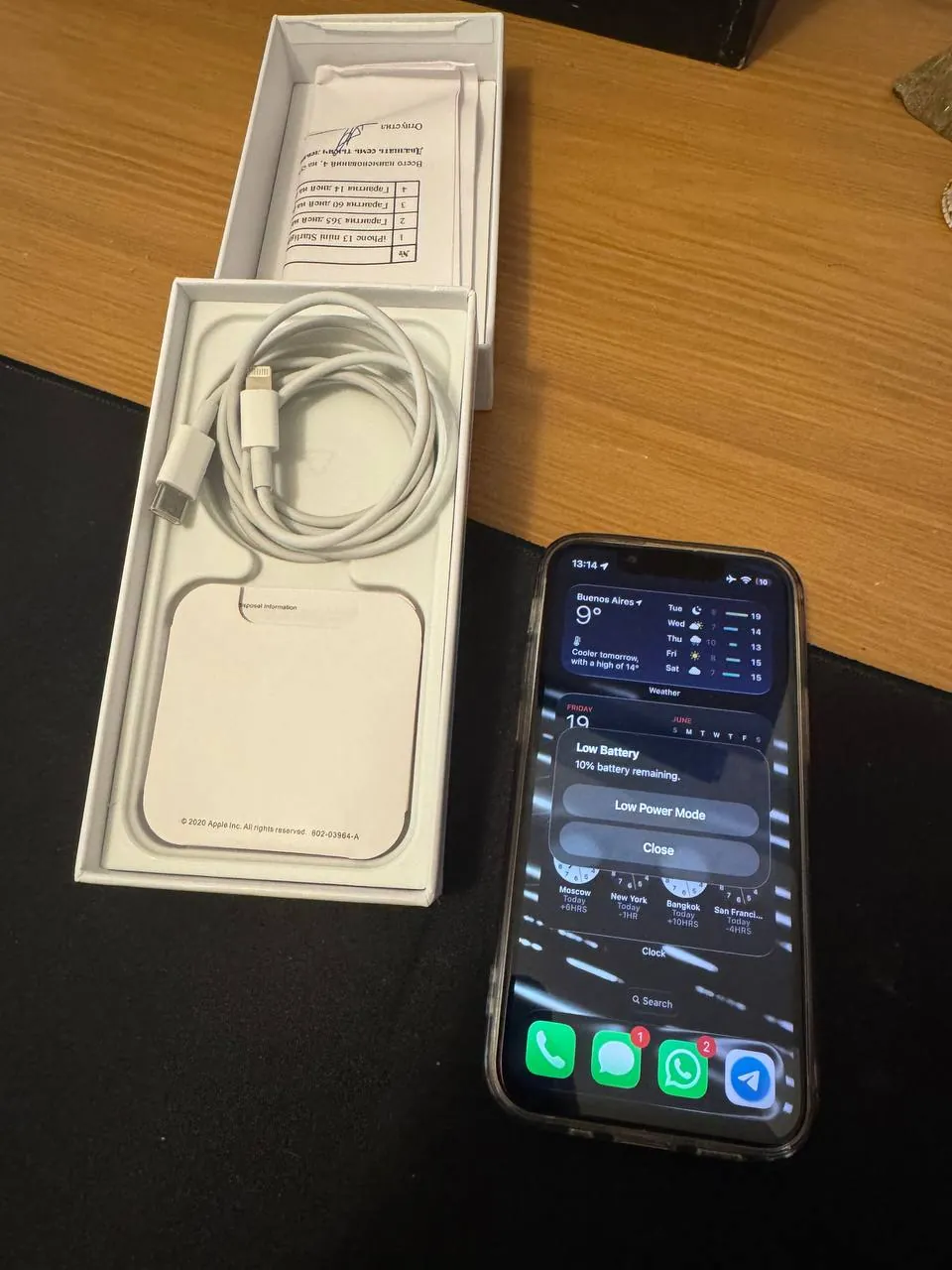 iPhone 13 mini 256GB белый 1