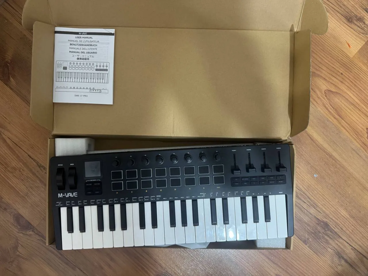 MIDI-клавиатура M-vave SMK-37 Pro 1