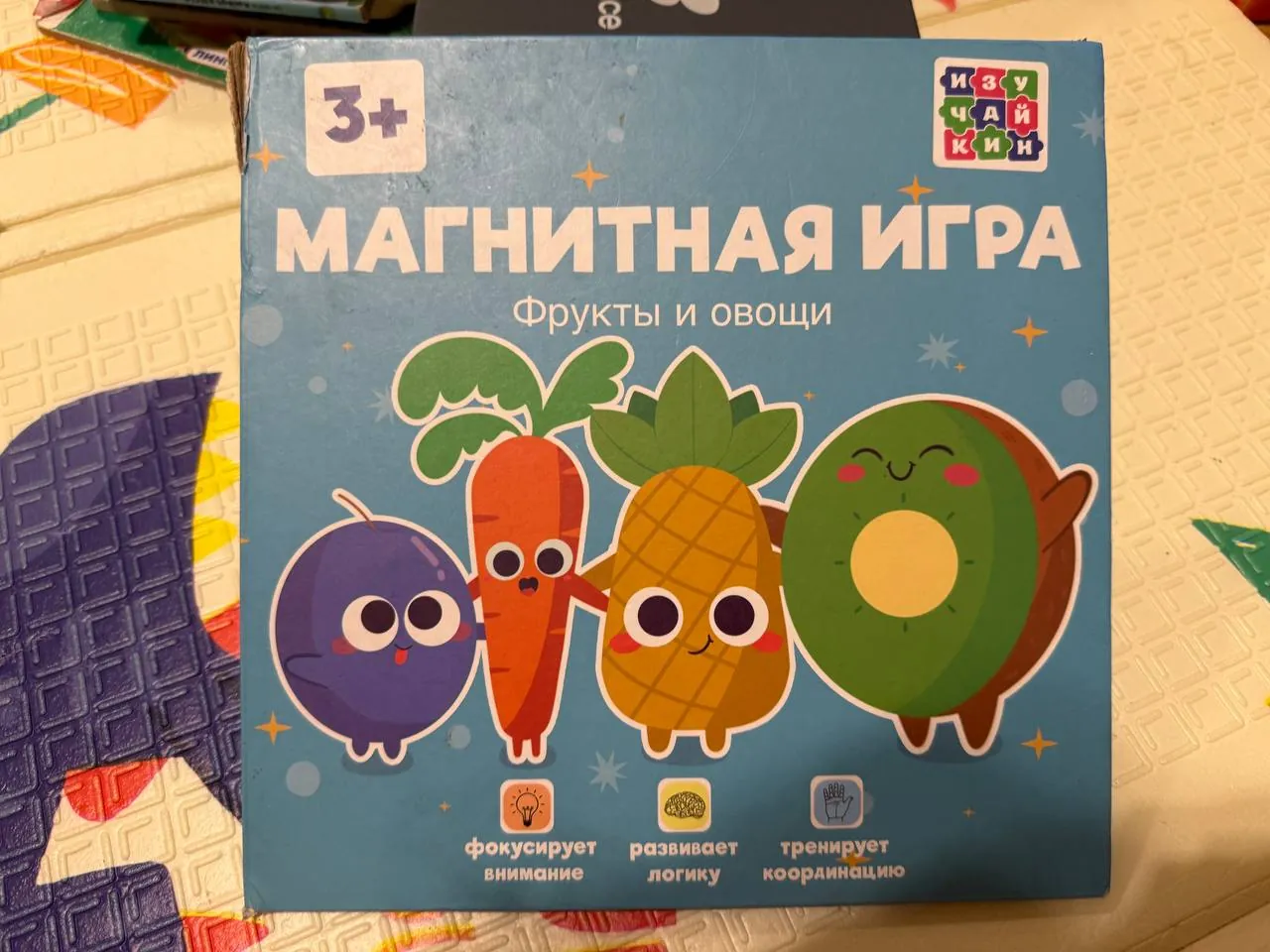 Тактильные книжки и магнитная игра 8