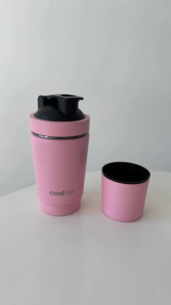 Шейкер спортивный CoolMe нержавеющая сталь 800 мл 1