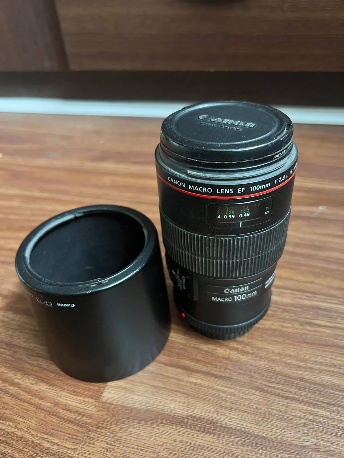 Объективы Canon EF 100mm Macro и 50mm 1.8 1