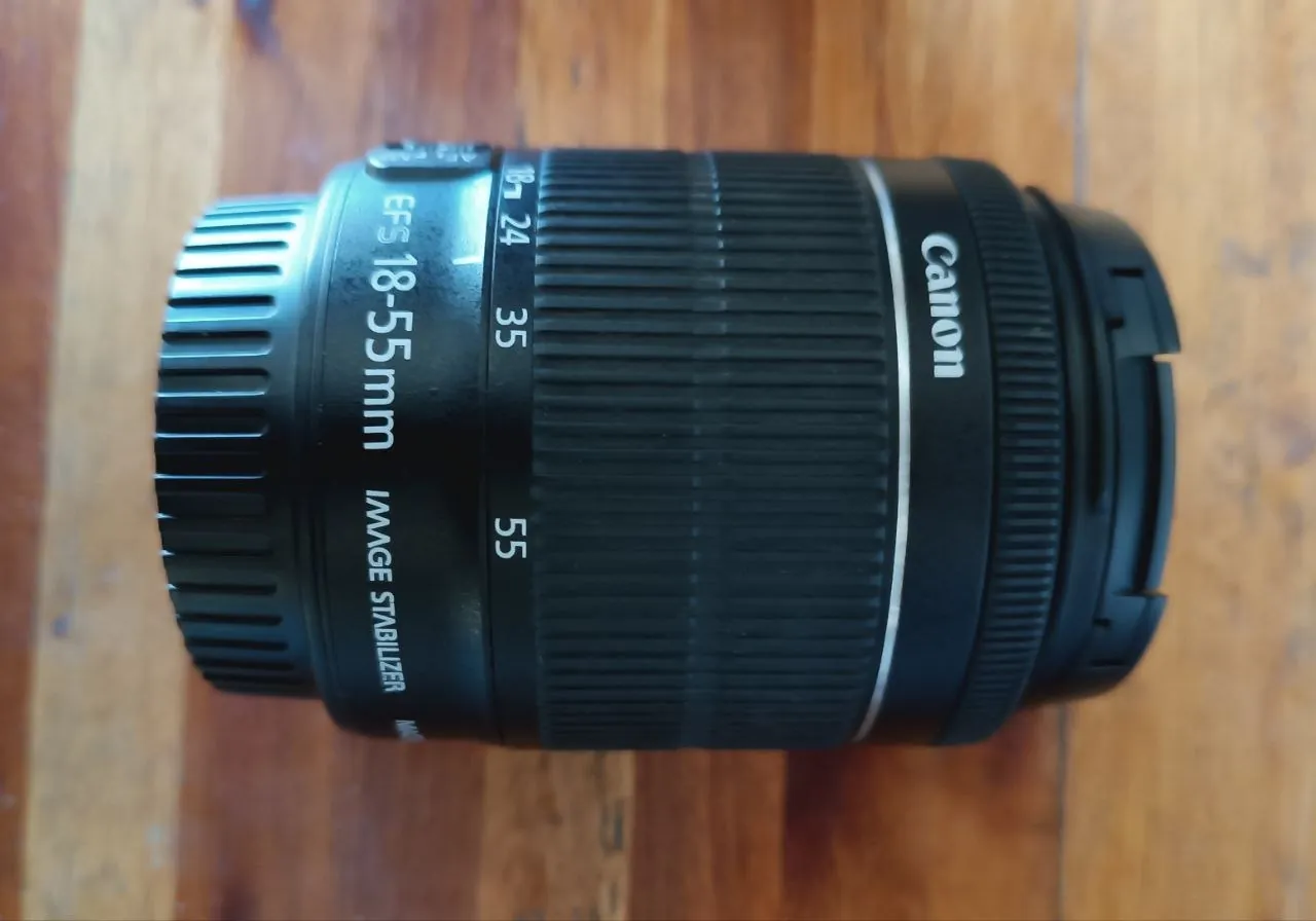 Объективы Canon EF 50mm f1.8 и 18-55 IS STM 3