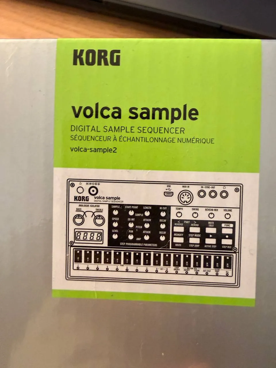 Сэмплер KORG Volca Sample 2 новый в коробке 3