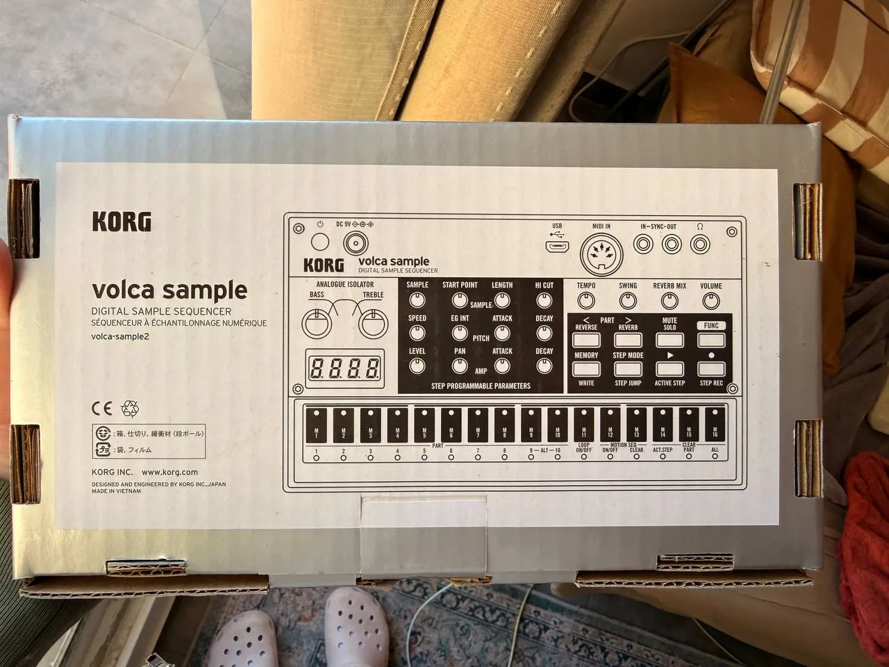 Сэмплер KORG Volca Sample 2 новый в коробке 5