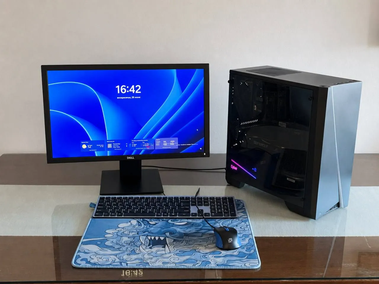 Игровой ПК Ryzen 5 GTX 1660 монитор Dell 1