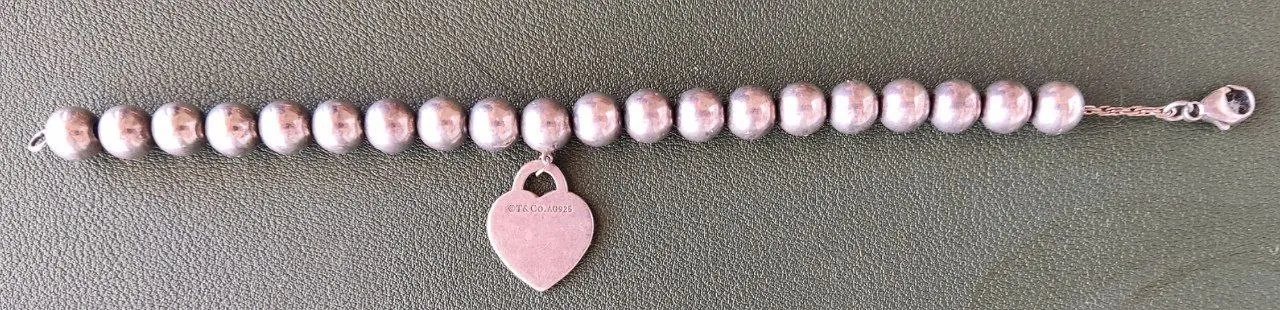 Браслет Tiffany Co Heart Tag серебро 925 2