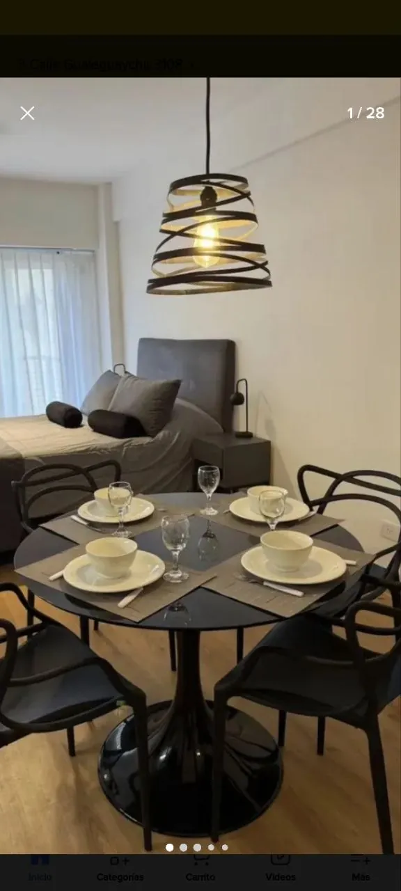 1к квартира студия Palermo Soho Bulnes 1200 аренда 1