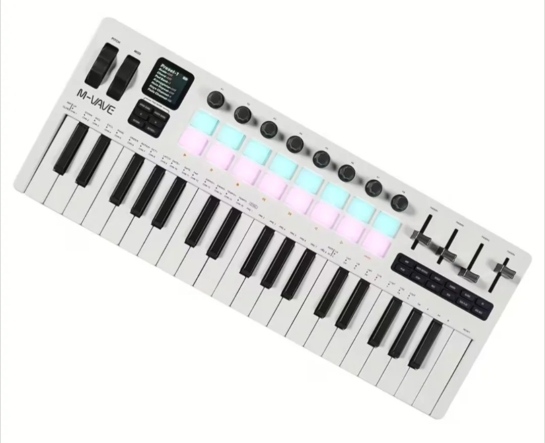 MIDI-клавиатура MWave SMK-37 Pro новая белая 1