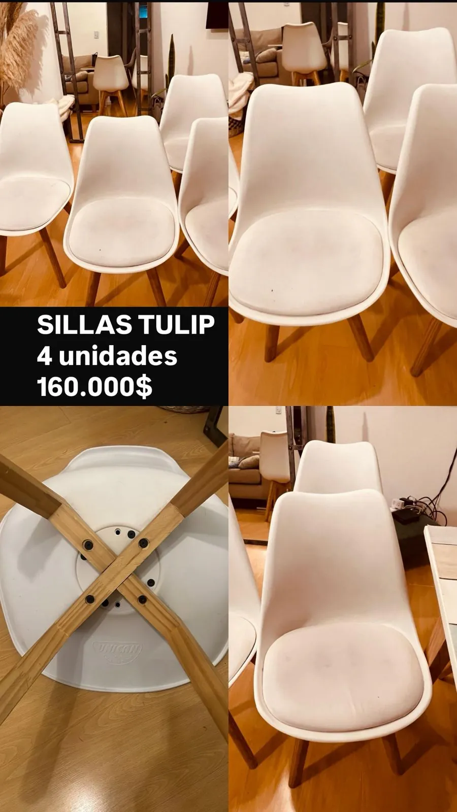 Стулья Tulip в идеальном состоянии 1