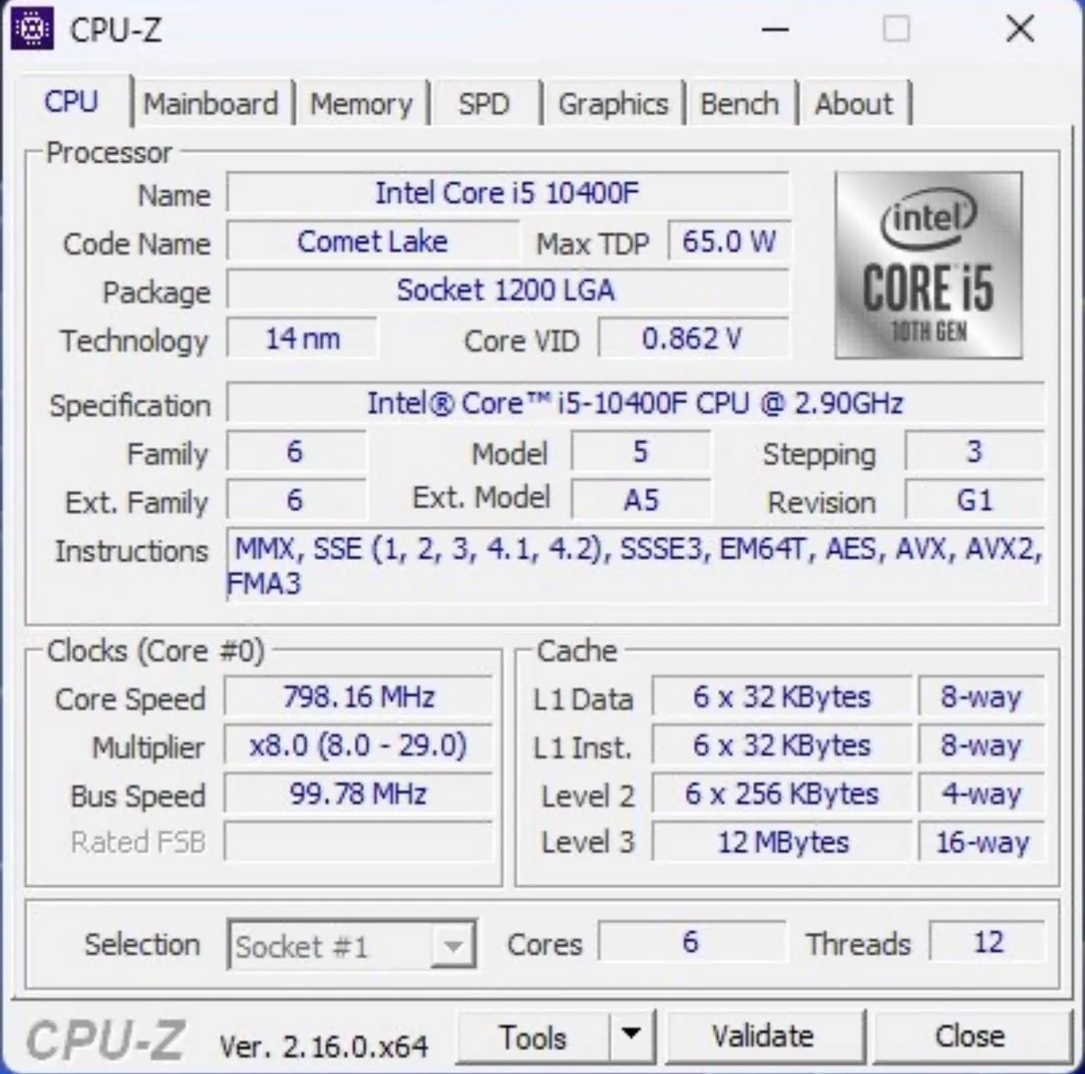 Игровой ПК i5-10400F GTX 1660 SUPER 16 ГБ 9