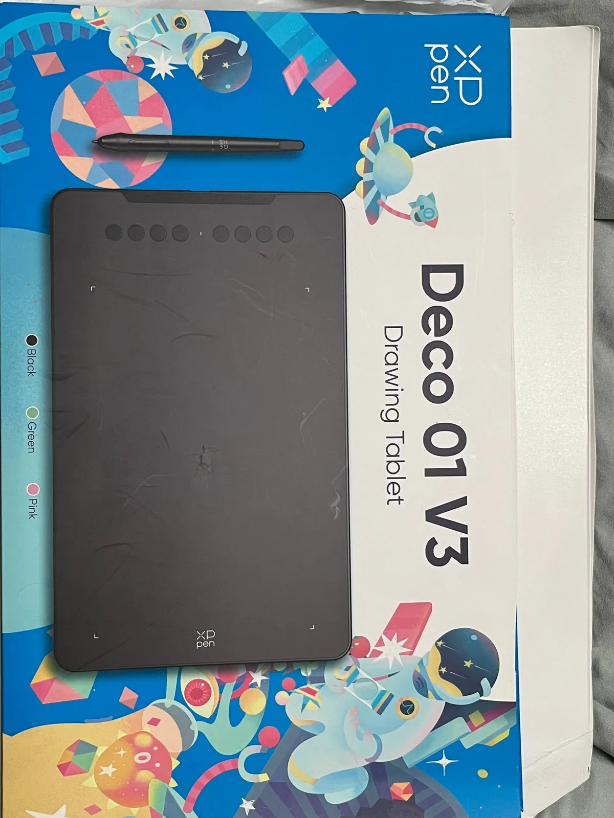 Графический планшет XP-Pen Deco 01 V3 новый 1
