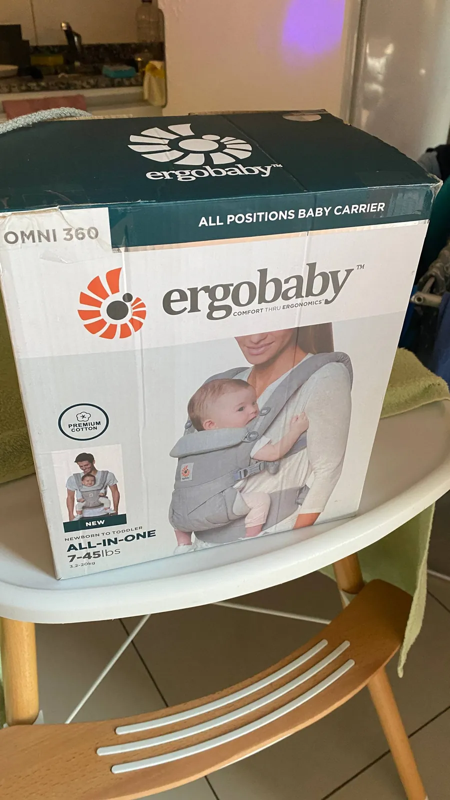 Рюкзак-переноска Ergobaby от нуля месяцев 3