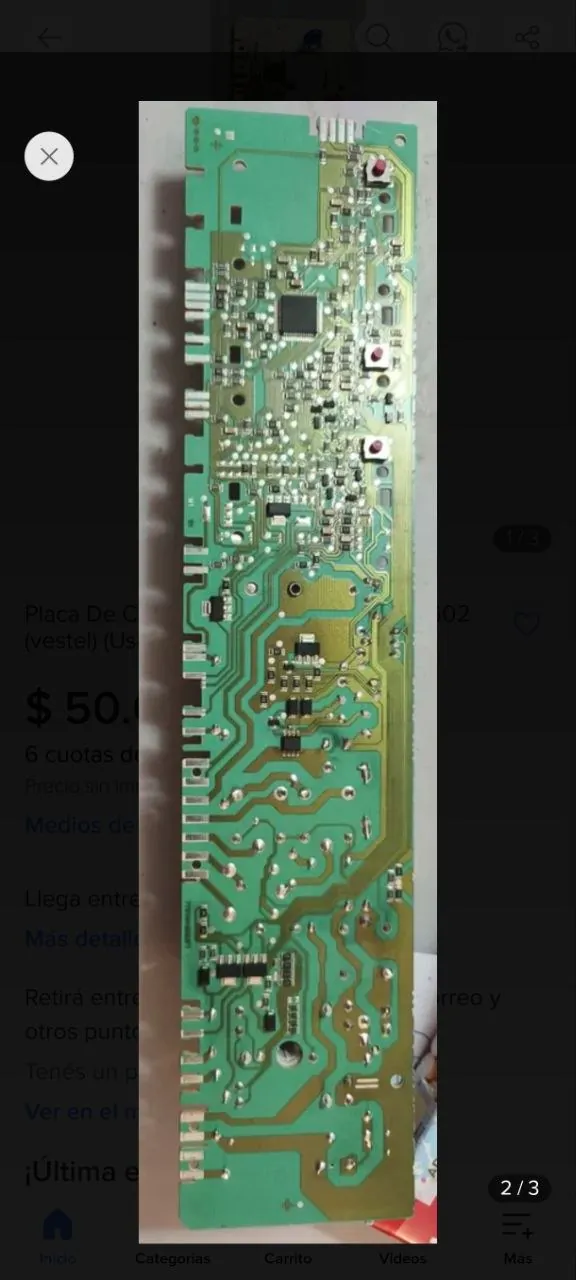 Плата управления Vestel стиральная Ignis lm602 2