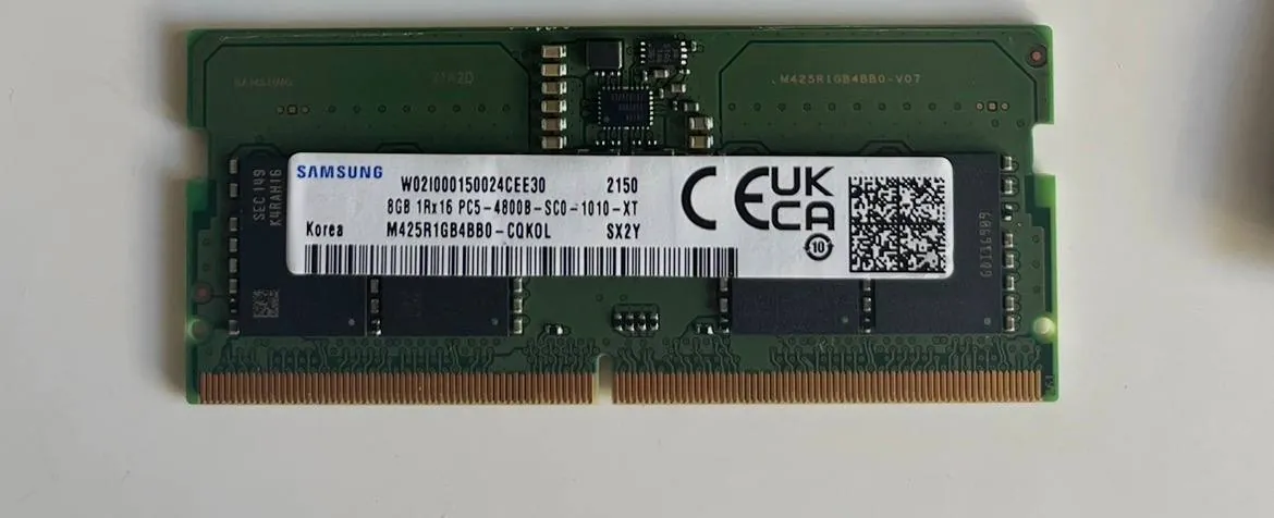 Оперативная память Samsung DDR5 16 ГБ ноутбук 1