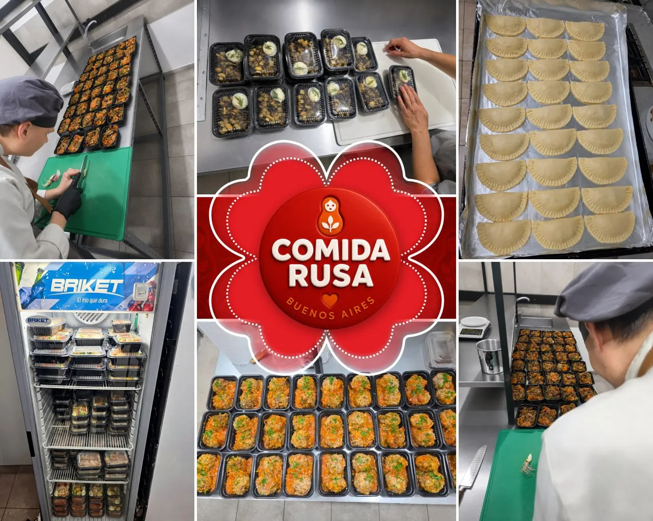 Готовые рационы с доставкой Comida Rusa 1