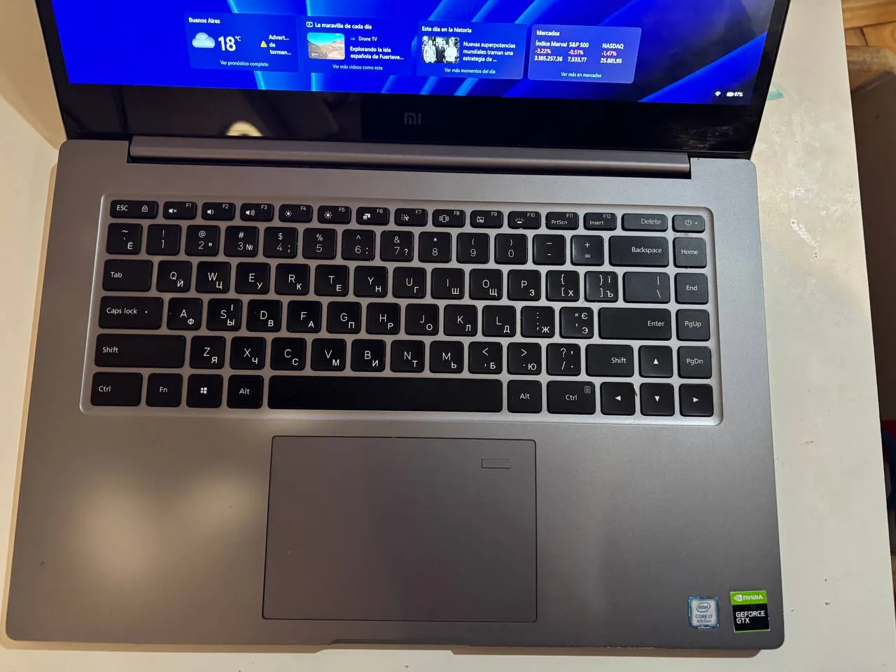 Ноутбук Xiaomi NoteBook Pro TM1707 i7 3