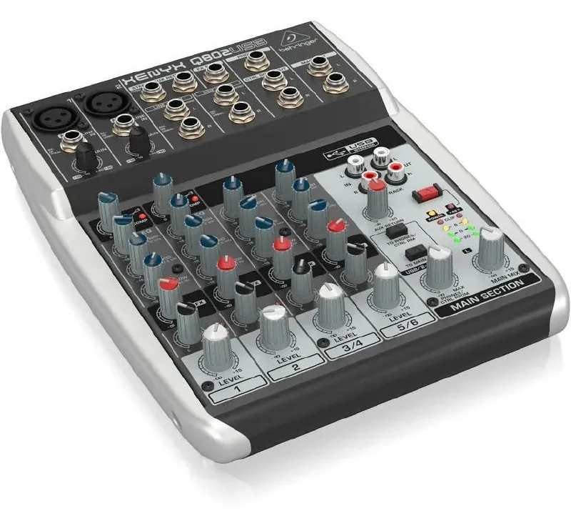 Микшерный пульт Behringer Xenyx Q802USB новый 1