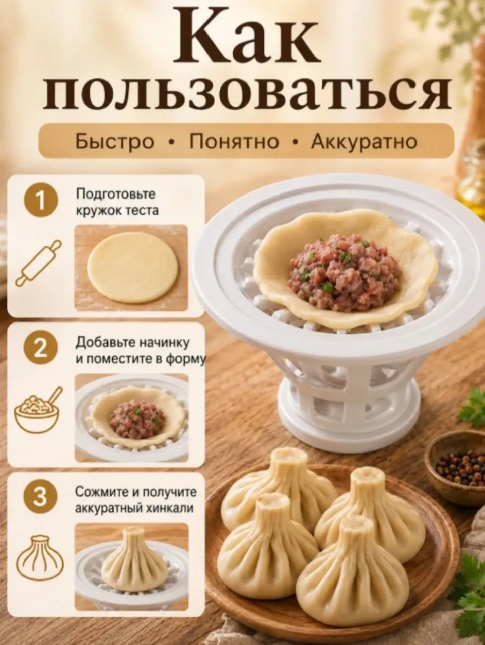 Форма для хинкали 1