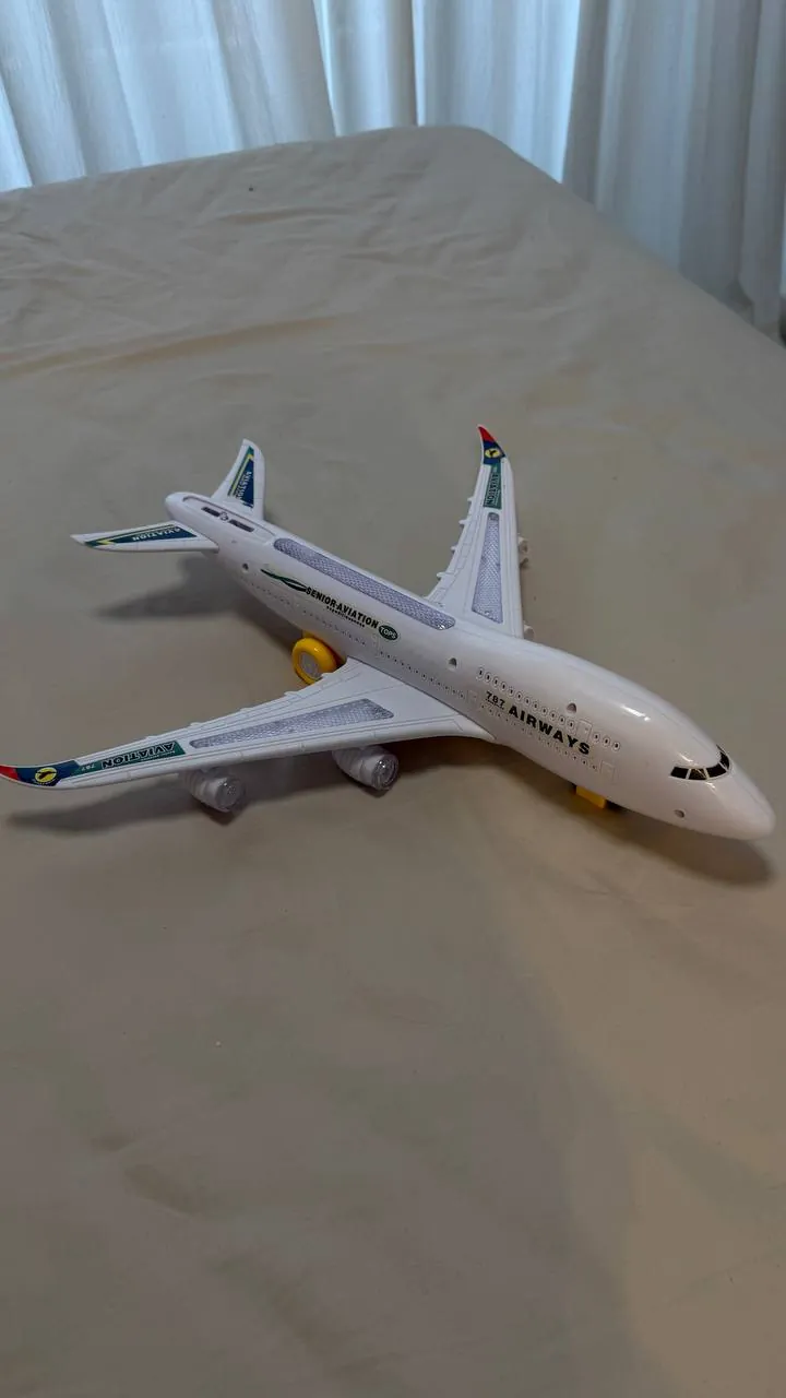 Игрушка самолёт музыкальный самоходный 2