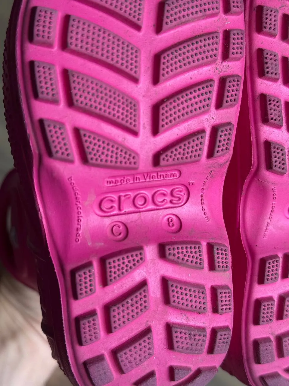 Сапожки Crocs непромокаемые размер C8 3